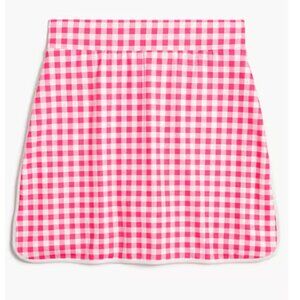 J. Crew Gingham Active Skort